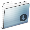 drop,folder,graphite icon