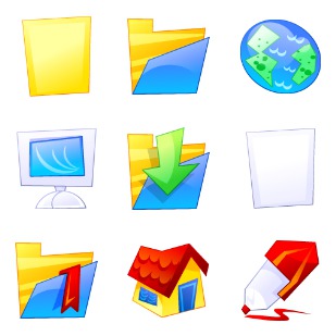 Cubist icon sets preview