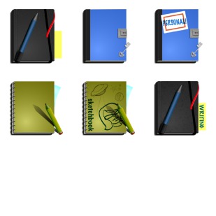 Journal icon sets preview
