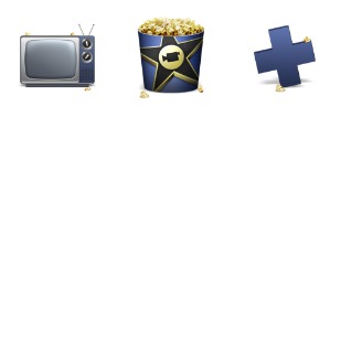 Popcorn icon sets preview