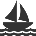 Boat, Sail icon
