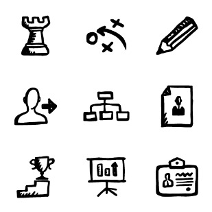 Busy icon sets preview