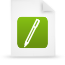 file, paper, document, green icon