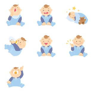 Baby Boy icon sets preview