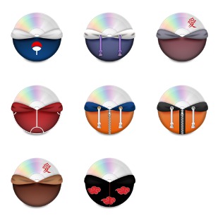Naruto Sweatie icon sets preview