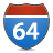 sign, 64 bit, highway icon