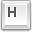 h, Key icon