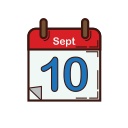 line, business, calendar, deadline, date, set, graphic icon
