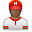 user, ballplayer icon