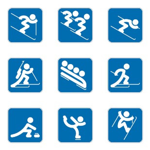 Olympics Sochi 2014 icon sets preview