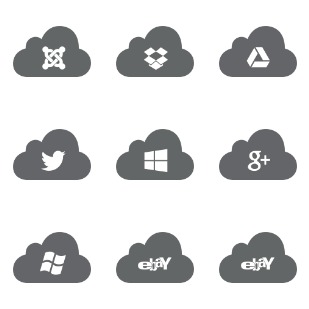 Cloud Web version 05 - icon sets preview