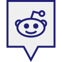 logo, social, media, reddit icon