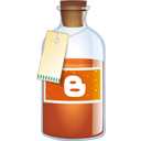 Blogger, Bottle icon