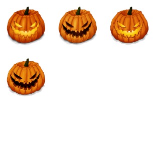 Halloween Pumpkins icon sets preview