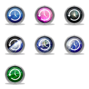 TimeMachine icon sets preview