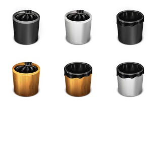 Trash icon sets preview