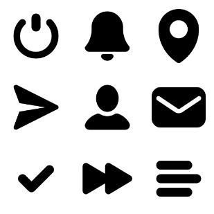 Glyphs icon sets preview