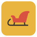 sled sleigh icon