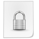lock, file, secure icon