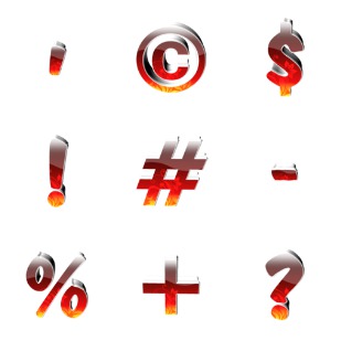 Characters icon sets preview