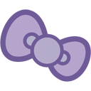 purple, bow icon