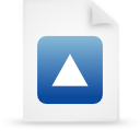 paper, file, blue, document icon