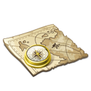 treasure map icon