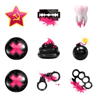 Hooligans icon sets preview