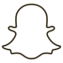logo, network, social, messenger, snapchat icon