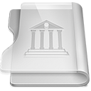Aluminium library icon