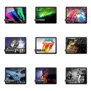 Music Genre icon sets preview
