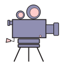 movies, camcorder, cam, camera, video icon