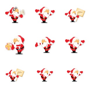 Event Xmas Men icon sets preview