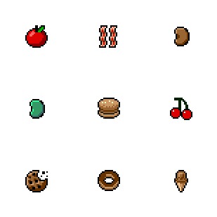 Bit Eat icon sets preview