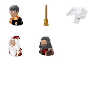 Harry Potter icon sets preview