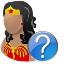 wonderwoman,help,hero icon