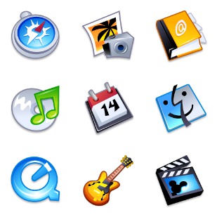 iComic Applications icon sets preview