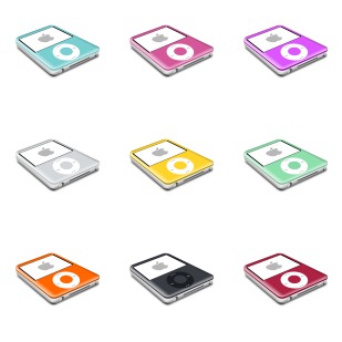 iPod Nano 3G icon sets preview
