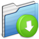 folder, box, drop icon