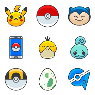 Pokemon Go Vol. 2 icon sets preview