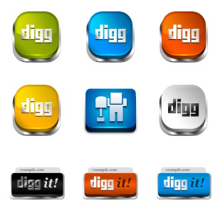 Power Up Your Digg icon sets preview