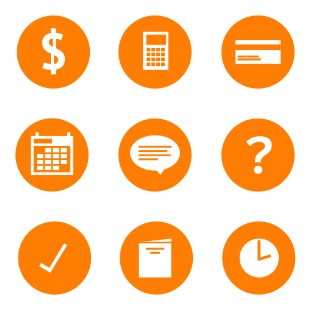 Simply Orange icon sets preview