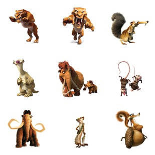 Ice Age icon sets preview
