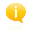 Balloon, Information, Yellow icon