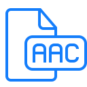 aac, file, document icon