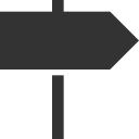 Maps signpost icon