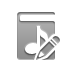 pencil, library, music icon