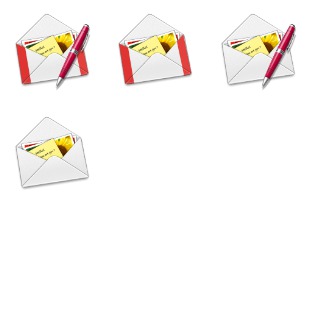 Letter icon sets preview