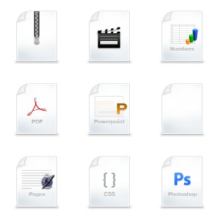 File Type icon sets preview