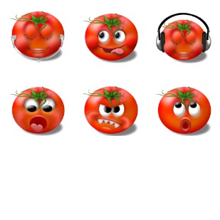 Tomato icon sets preview